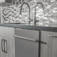 ZLINE Classic 24-Inch Top Control Built-In Dishwasher, Stainless Steel Panel, Modern Handle, 52 dBA, DW-304-24