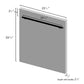 ZLINE Classic 24-Inch Top Control Built-In Dishwasher, Stainless Steel Panel, Modern Handle, 52 dBA, DW-304-24