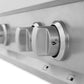 ZLINE 30" Rangetop in DuraSnow® Stainless Steel with 4 Gas Brass Burners And Griddle, RTS-GR-30