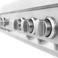 ZLINE 48" Rangetop in Stainless Steel with 7 Gas Burnes and Griddle, RT-GR-48