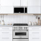 ZLINE 30" 1.5 cu. ft. Over the Range Microwave in Stainless Steel with Modern Handle And Set of 2 Charcoal Filters, MWO-OTRCF-30