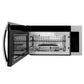 ZLINE 30" 1.5 cu. ft. Over the Range Microwave in Stainless Steel with Modern Handle And Set of 2 Charcoal Filters, MWO-OTRCF-30