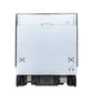 ZLINE 24 in. Top Control Dishwasher in White Matte with Stainless Steel Tub, DW-WM-24