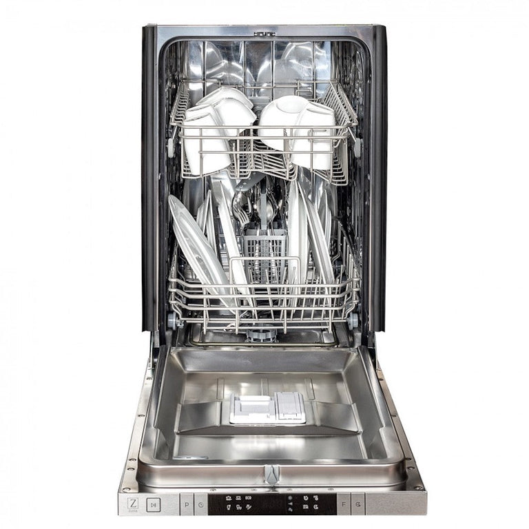 ZLINE 18 in. Top Control Dishwasher in Oil-Rubbed Bronze with Stainless Steel Tub, DW-ORB-18
