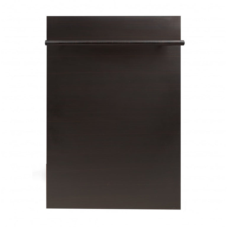 ZLINE 18 in. Top Control Dishwasher in Oil-Rubbed Bronze with Stainless Steel Tub, DW-ORB-18