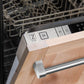 ZLINE Classic 24-Inch Top Control Built-In Dishwasher, Unfinished Wooden Panel, Traditional Handle, 52 dBA, DW-UF-H-24