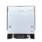 ZLINE Classic 24-Inch Top Control Built-In Dishwasher, Unfinished Wooden Panel, Traditional Handle, 52 dBA, DW-UF-H-24