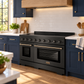 ZLINE 48" Paramount Induction Range with 7 Element Cooktop in Black Stainless Steel, SINRB-48