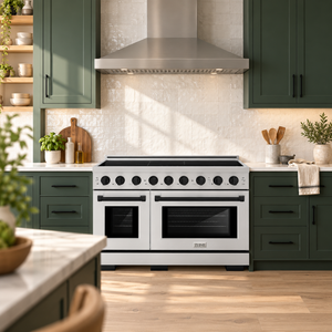 ZLINE Autograph Edition 48" Paramount Induction Range with 7 Element Cooktop in Stainless Steel with Matte Black Accents, SINRZ-48-MB