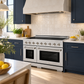 ZLINE Autograph Edition 48" Paramount Induction Range with 7 Element Cooktop in Stainless Steel with Polished Nickel Helix Handles and Knob Accents, SINRZ-48-KPN
