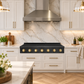 ZLINE Autograph Edition 48" Paramount Induction Rangetop with 7 Element Cooktop in Black Stainless Steel and Champagne Bronze Accents, SINRTBZ-48-CB