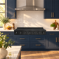 ZLINE 48" Paramount Induction Rangetop with 7 Element Cooktop in Black Stainless Steel, SINRTB-48