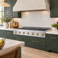 ZLINE Autograph Edition 48" Paramount Induction Rangetop with 7 Element Cooktop in Satin Stainless Steel and Champagne Bronze Accents, SINRTSZ-48-CB