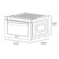 ZLINE 24 Inch 1.2 Cu. Ft. Microwave Drawer In Stainless Steel, MWD-1