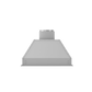 ZLINE 40 in. Width Outdoor Wall Mount Range Hood Insert (18 in. Depth), 698-304-40