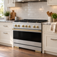 ZLINE Autograph 36 in. 5.2 cu. ft. Marino Gas Range with 6 Burner DuoPro™ Cooktop and Gas Oven in Stainless Steel and Champagne Bronze Accents, PMGRZ-36-CB