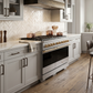 ZLINE Marino Autograph Edition 48-Inch 6.7 cu. ft. Gas Range, 8 Brass Burners, Double Oven, Convection Oven, Reversible Griddle, Stainless Steel with Polished Gold Accents, MGRZ-48-G