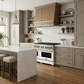 ZLINE Autograph 48" 6.7 cu. ft. Paramount Double Oven Dual Fuel Range with 8 Burners with White Matte Doors and Champagne Bronze Accents, SDRZ-WM-48-CB