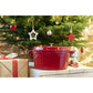 Staub 9 Qt. Cast Iron Round Dutch Oven in Cherry