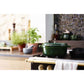 Staub 7 Qt. Cast Iron Oval Dutch Oven in Basil