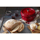 Staub 4 Qt. Cast Iron Round Dutch Oven in Cherry