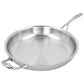 Demeyere Proline 12.6" Stainless Steel Fry Pan with Helper Handle, Atlantis Series