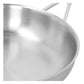 Demeyere 9.5" Stainless Steel Fry Pan, Industry Series