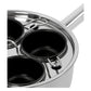 Demeyere 4-cup Stainless Steel Egg Poacher Set, Resto Series