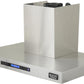Kucht 36" Stainless Steel Indoor Wall Range Hood 900 CFM, KRH3611A