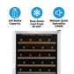 NewAir 24 In. Built-In 160 Bottle Dual Zone Wine Cooler, AWR-1600DB