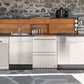 NewAir 24 In. Outdoor 20 Bottle, 80 Can Wine and Beverage Refrigerator, NOF100SS00