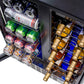 NewAir 24 In. 18 Bottle and 58 Can Dual Zone Wine and Beverage Cooler, AWB-360DB