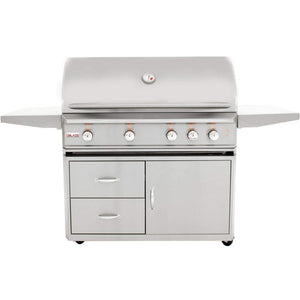 Blaze Professional 44 in., 4 Burner Built-In Natural Gas Grill with Grill Cart, AP-BLZ-4PRO-NG