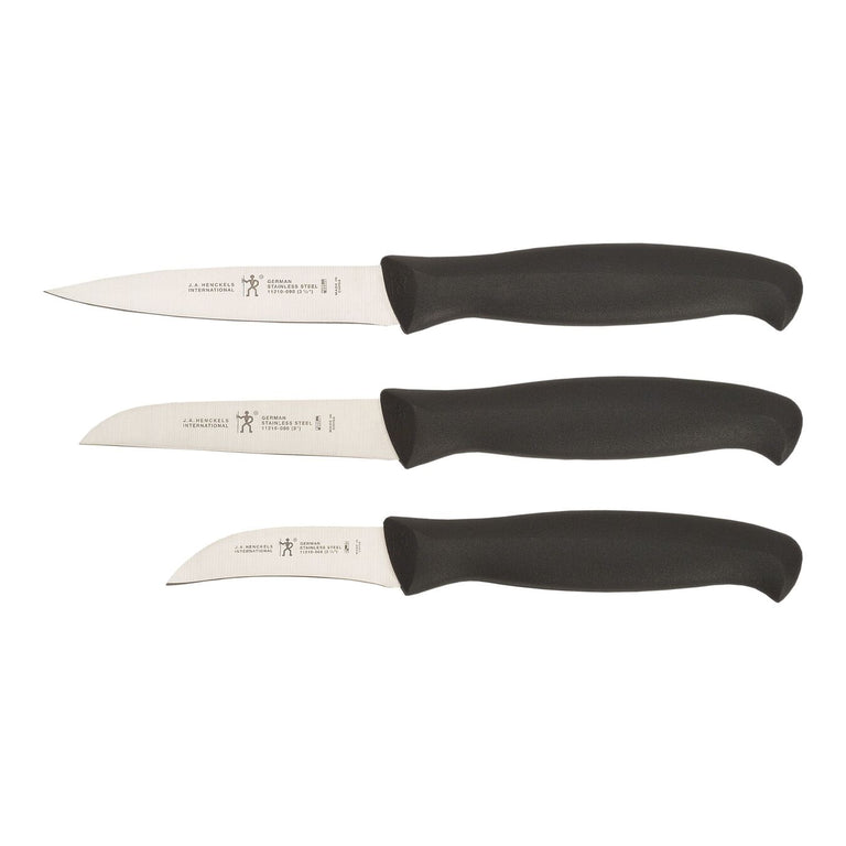 Henckels 3pc Paring Knife Set - Black, Paring Knives Series