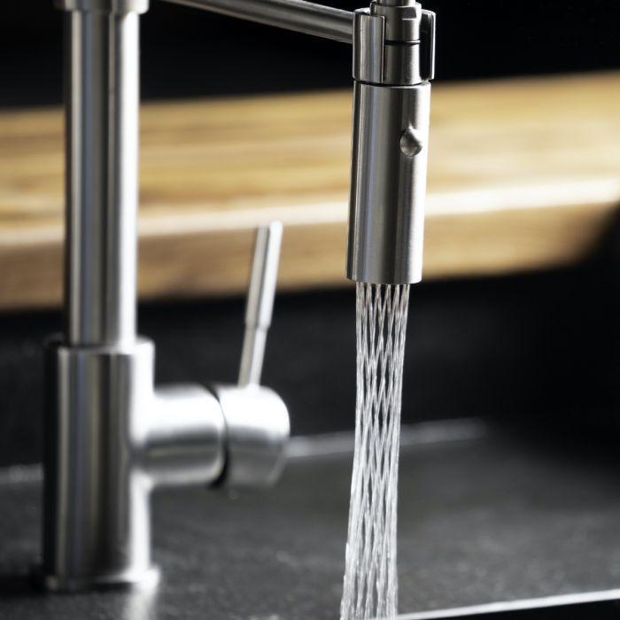 ZLINE Voltaire Kitchen Faucet in Brushed Nickel, VLT-KF-BN