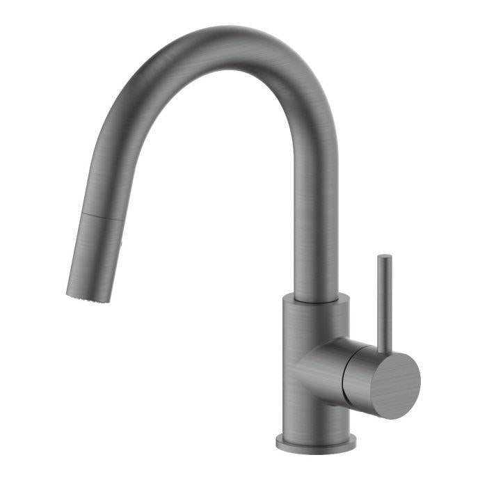 ZLINE Dante Kitchen Faucet in Black Stainless, DNT-KF-GM