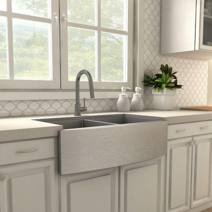 ZLINE Dante Kitchen Faucet in Black Stainless, DNT-KF-GM