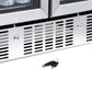 NewAir 24 In. 18 Bottle and 58 Can Dual Zone Wine and Beverage Cooler, AWB-360DB