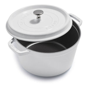 Staub 5 Qt. Cast Iron Tall Dutch Oven in White