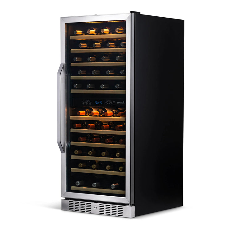 NewAir 24 In. Built-In 116 Bottle Dual Zone Wine Cooler, AWR-1160DB