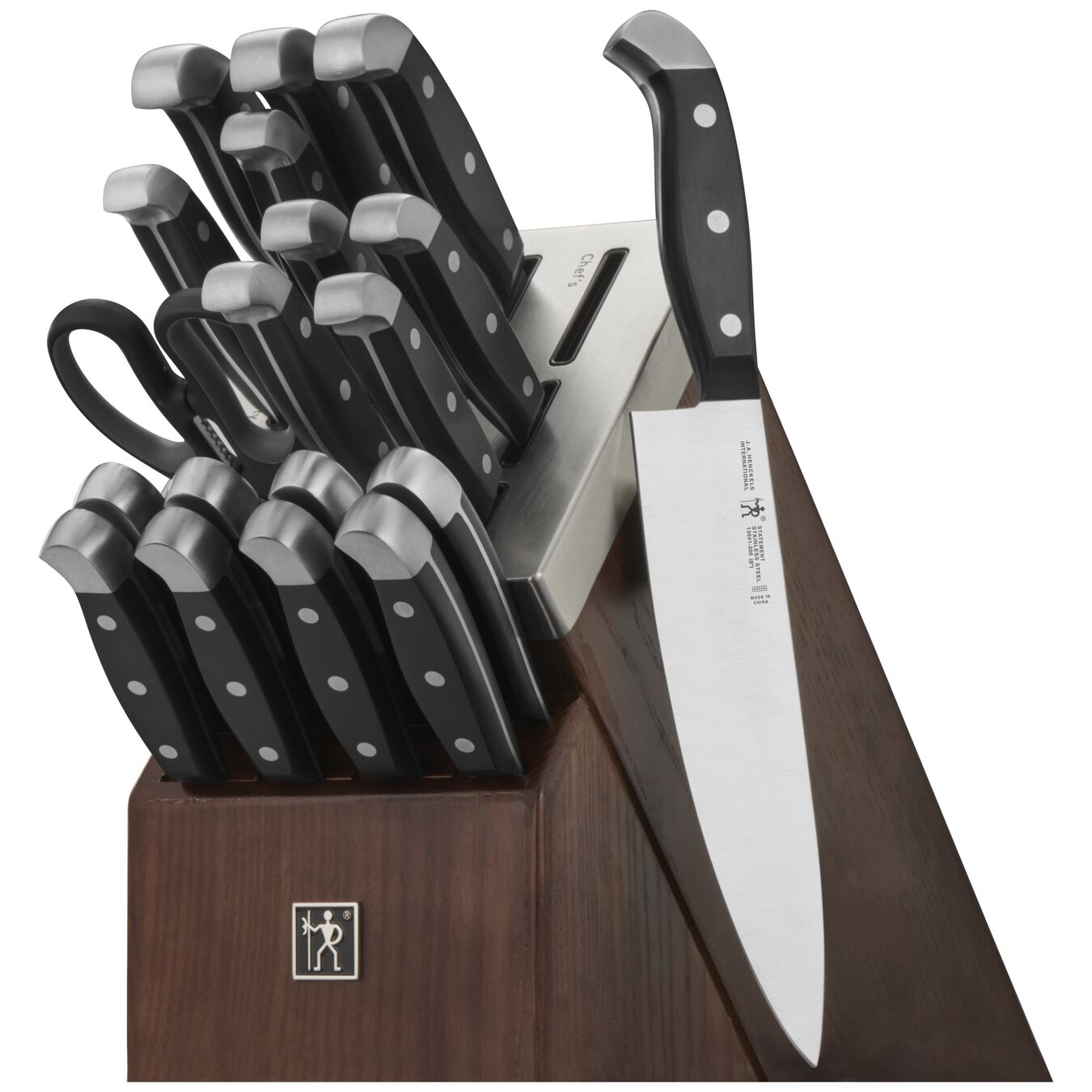 Henckels 20pc Self-Sharpening Knife Block Set, Statement Series