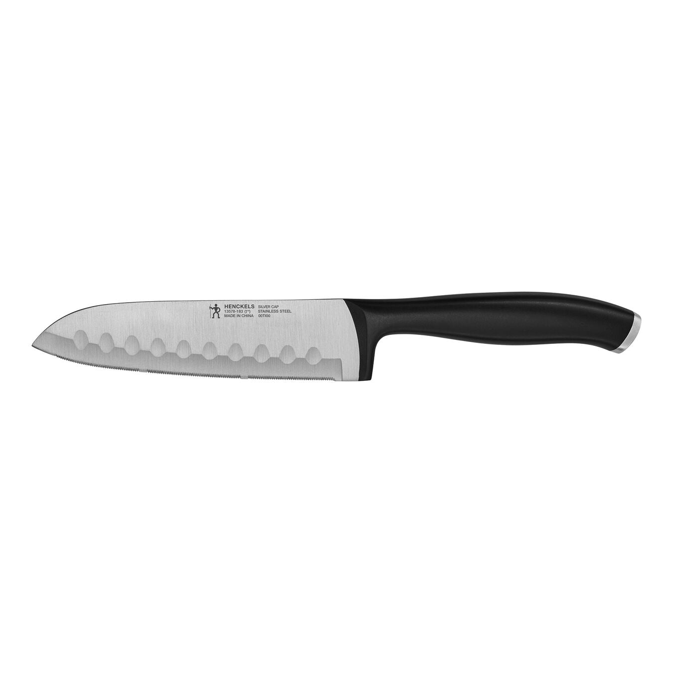 Henckels 7" Hollow Edge Santoku Knife, Silvercap Series Premium Home
