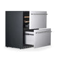 NewAir 24 In. Outdoor 20 Bottle, 80 Can Wine and Beverage Refrigerator, NOF100SS00