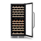 NewAir 24 In. Built-In 116 Bottle Dual Zone Wine Cooler, AWR-1160DB