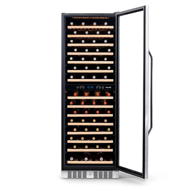 NewAir 24 In. Built-In 160 Bottle Dual Zone Wine Cooler, AWR-1600DB