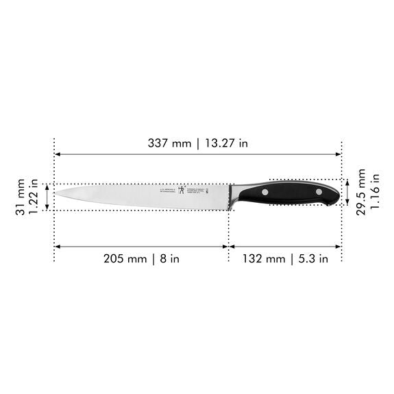 Henckels 8" Carving Knife, Forged Synergy Series