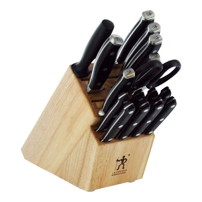 Henckels 17pc Knife Block Set, Forged Premio Series