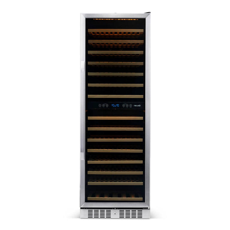 NewAir 24 In. Built-In 160 Bottle Dual Zone Wine Cooler, AWR-1600DB