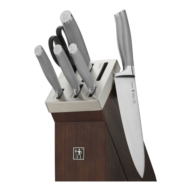 Henckels 7pc Self-Sharpening Knife Block Set, Modernist Series