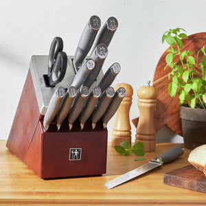 Henckels 14pc Self-Sharpening Knife Block Set, Modernist Series